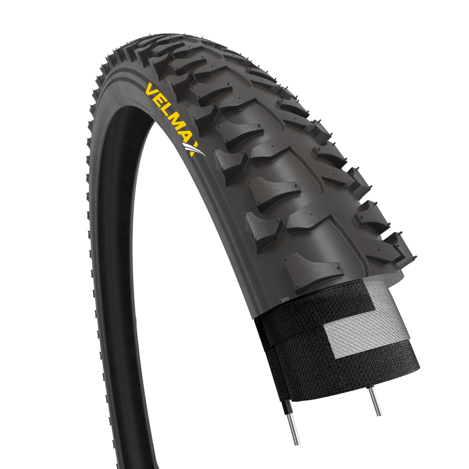 VELMAX 20 x 1.75 Tyre 47-406 MTB Mountain Offroad Kids Child BMX Bike