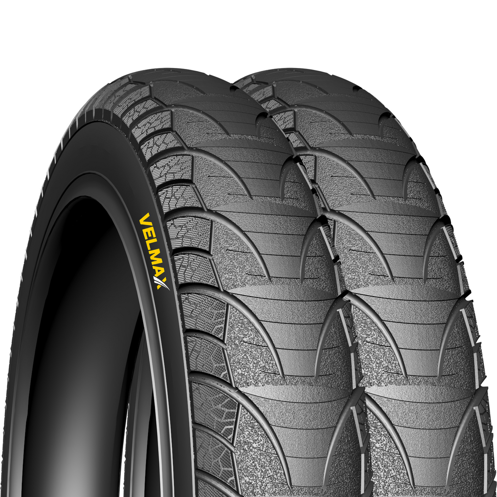 VELMAX 2x 26 x 4.0 Foldable Fat Tyre City Road Bike Bicycle (PAIR)