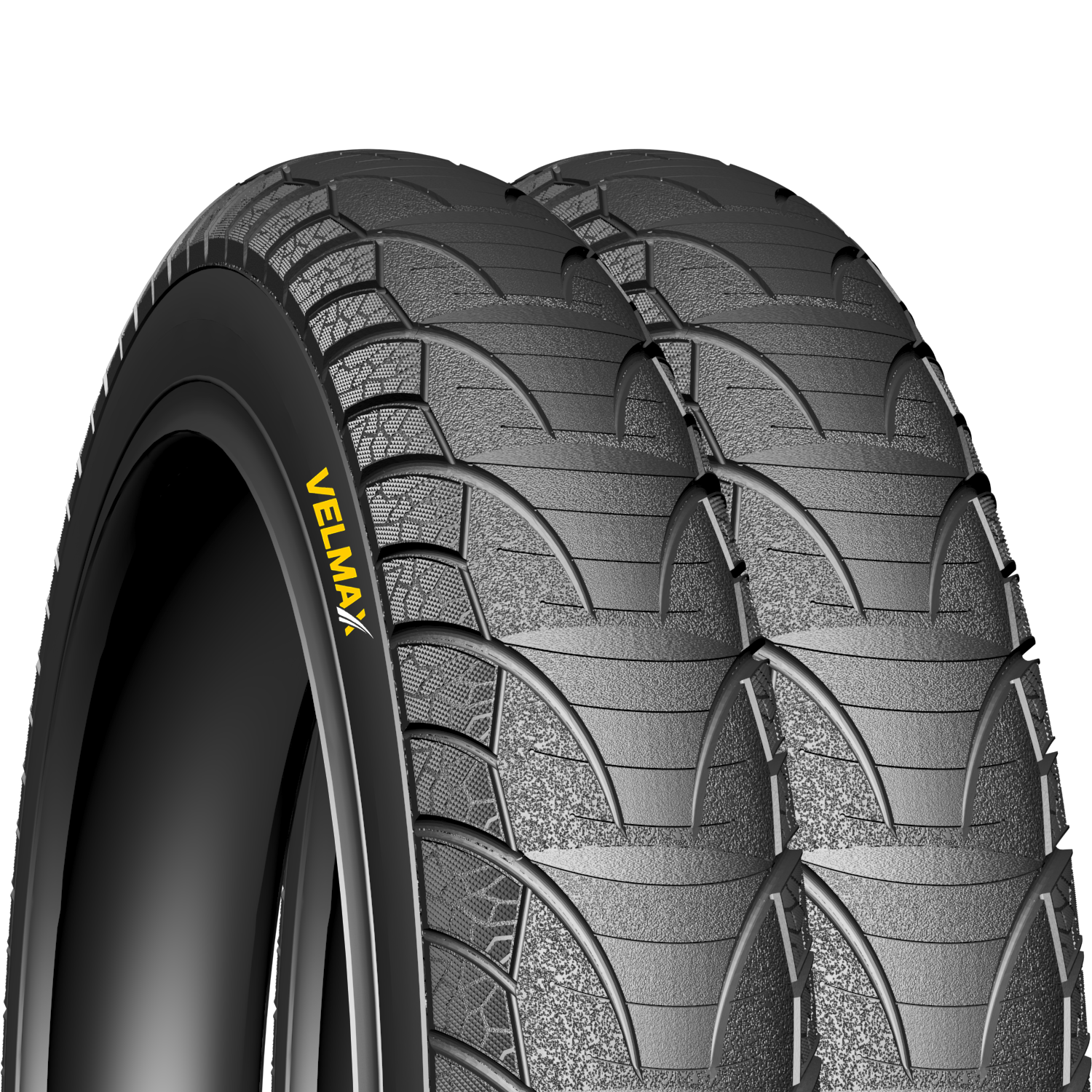 VELMAX 2x 26 x 4.0 Foldable Fat Tyre City Road Bike Bicycle (PAIR)