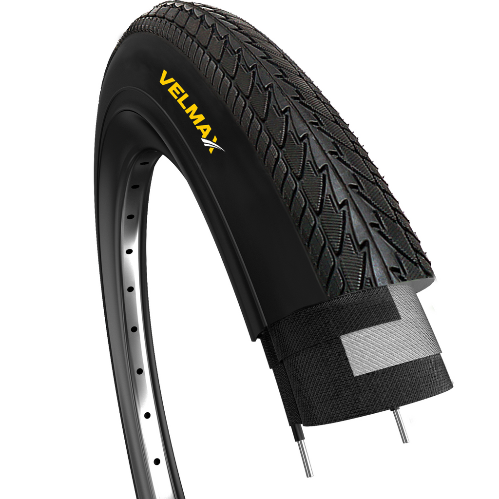VELMAX 26 x 1.50 Tyre 40-559 Slick Road Cycle City Hybrid Bike Bicycle